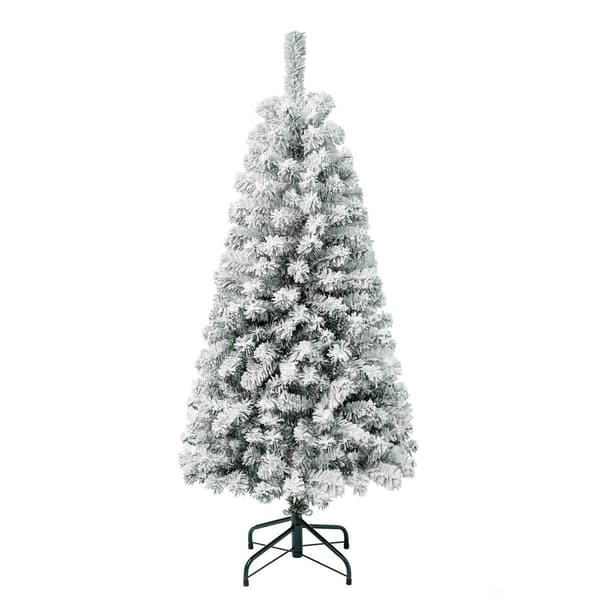 National Tree 4.5ft. Acacia Flocked Tree