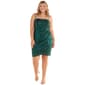 Juniors Plus Emerald Sundae Sequin Tulip Sheath Dress - image 1