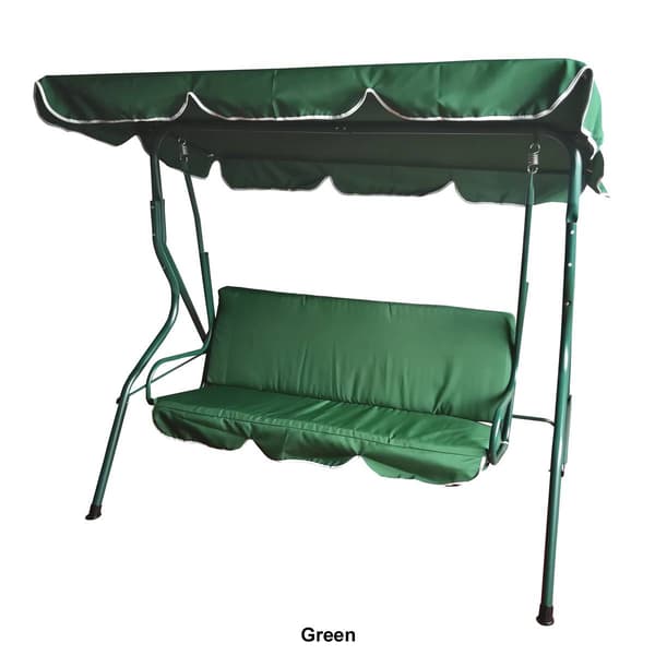 Northlight Seasonal 3-Seater Patio Swing with Adjustable Canopy