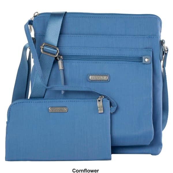 Womens Baggallini Go Bagg Crossbody w/RFID Wristlet