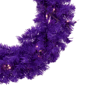 Northlight 24in. Pre-Lit Artificial Purple Pine Christmas Wreath - image 4