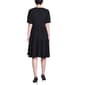 Petite NY Collection Short Sleeve Ruffle Trim A-Line Dress - image 2