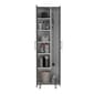 FM FURNITURE Norway Black Broom Closet Pantry - image 4