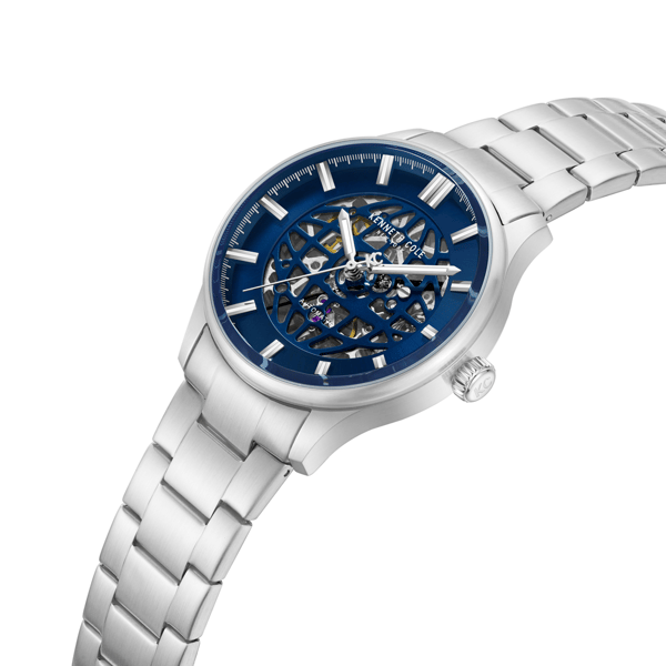 Mens Kenneth Cole New York® Automatic Silver Watch - KCWGY0089003
