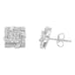 Haus of Brilliance Sterling Silver 1/2ctw. Diamond Stud Earrings - image 2