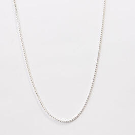Pure 100 by Danecraft Silver 18in. Box Chain Necklace