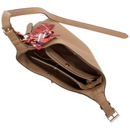 DS Fashion North/South Hobo with Scarf