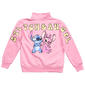 Girls (7-16) Disney 1/4 Zip Stitch & Angel Fleece Top - image 2
