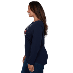 Plus Size Ruby Rd. Happy Holidays Christmas Truck Tee