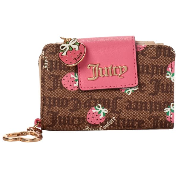 Womens Juicy Couture Berry Sweet Tab Bi-Fold Wallet - image 
