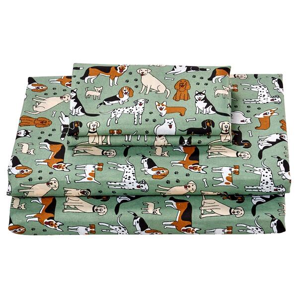 Ashley Cooper&#40;tm&#41; Bedding Essentials Puppy Playtime Sheet Set - image 