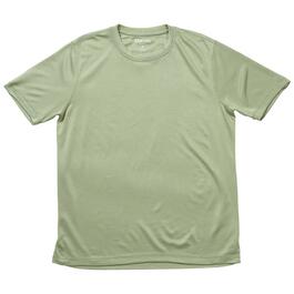 Mens Visitor Modal Crew Neck Solid Tee w/ Tonal Stitching