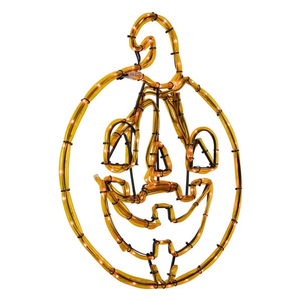 Northlight Seasonal 18in. Jack-O-Lantern LED Window Silhouette