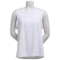 Womens Runway Ready Solid Butter Round Neckline Soft Tank Top - image 1