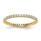 Endless Affection(tm) Yellow Gold 14kt. Eternity Band - image 1