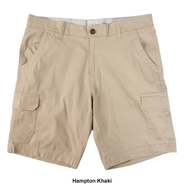 Mens Chaps Poplin Stretch Cargo Shorts