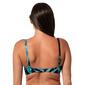 Womens Jantzen Bold Paradise Vera Surplice Bra Bikini Swim Top - image 3