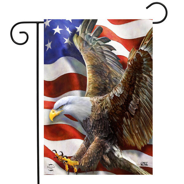 Briarwood Lane American Freedom Eagle Garden Flag - image 