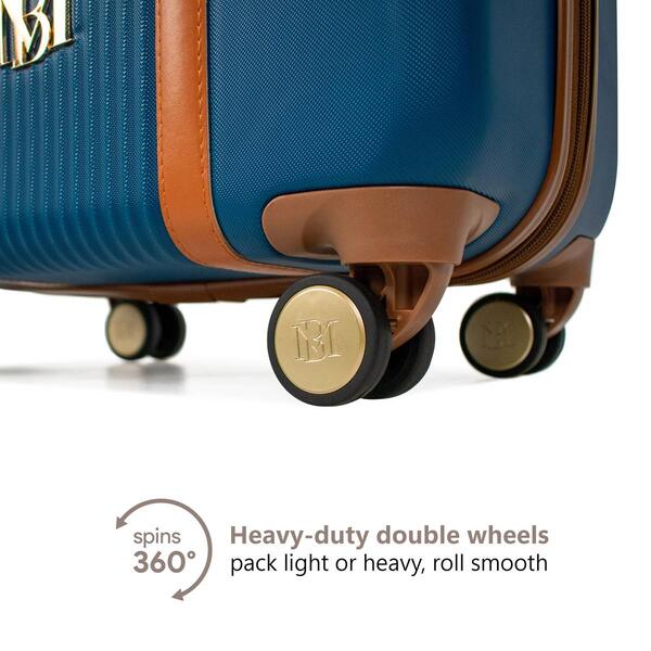 Badgley Mischka Mia 3pc. Expandable Retro Luggage Set