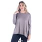 Plus Size 24/7 Comfort Apparel Dolman Long Sleeve Top - image 8