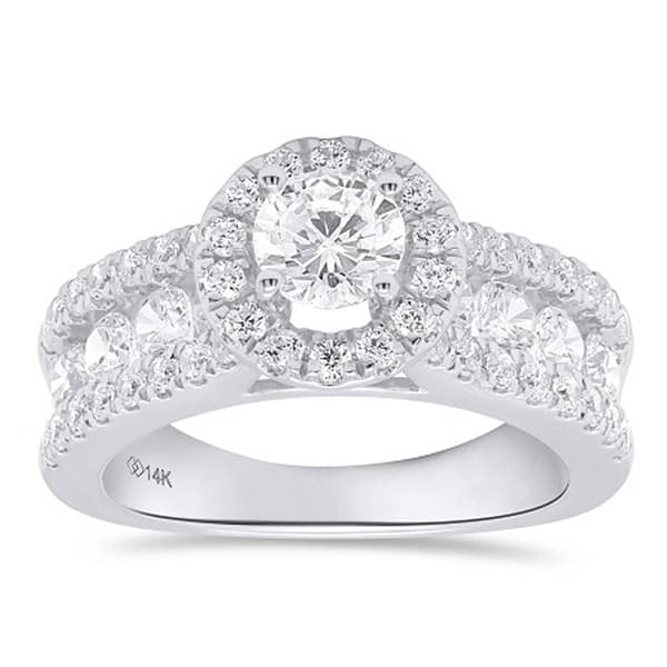 Nova Star(R) White Gold & 2 1/4ctw. Lab Grown Diamond Fashion Ring