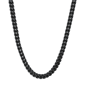Mens Lynx Black Ion Plated Foxtail Chain Necklace & Bracelet Set - image 3