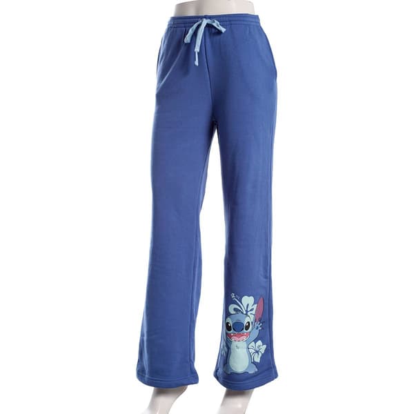 Juniors Hybrid Stitch Wide Leg Fleece Sweatpants - image 
