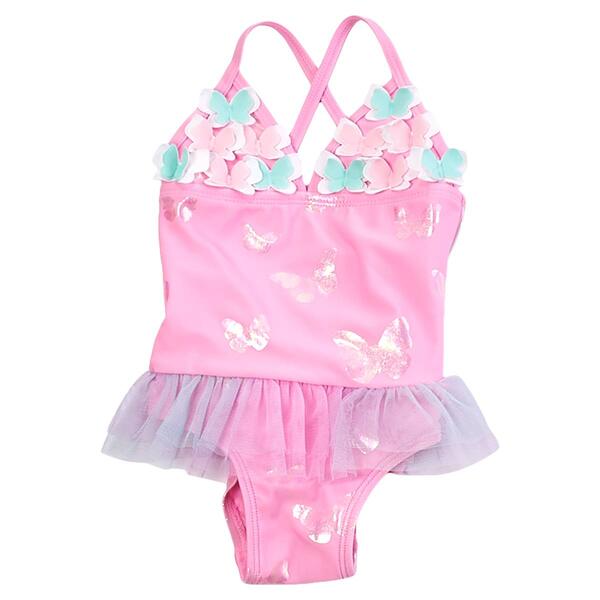 Baby Girl &#40;12-24M&#41; Floatimini&#40;R&#41; Butterfly One Piece Swimsuit - image 