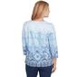 Womens Alfred Dunner Classics_S5 Ombre Medallion Top - image 2