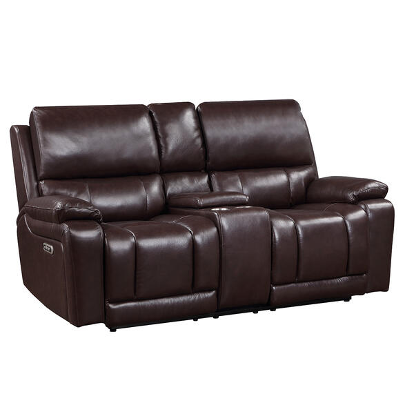 NEW CLASSIC Cicero Power Reclining Console Loveseat - image 