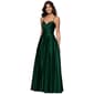 Juniors Blondie Nites Drape Neck Lamour Satin A-Line Dress - image 6