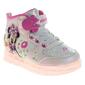 Little Girls Disney Minnie Mouse High Top Fashion Sneakers - image 1