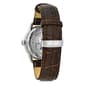 Mens Bulova Mechanical Brown Leather Strap Watch - 96A120 - image 3
