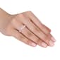 Gemstone Classics™ Silver 1/2ctw. Morganite Ring - image 4