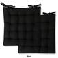 Sweet Home Collection Tufted Cotton Chair Pad Cushion - image 2