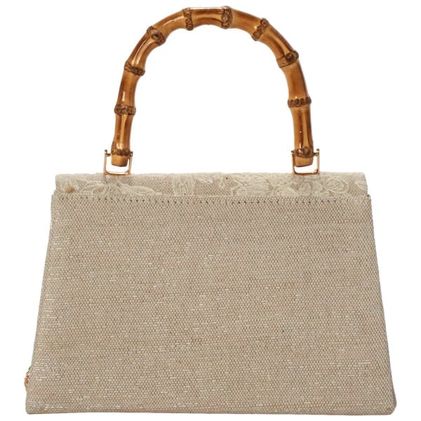 D''Margeaux® Floral Shimmer Top Handle Evening Bag