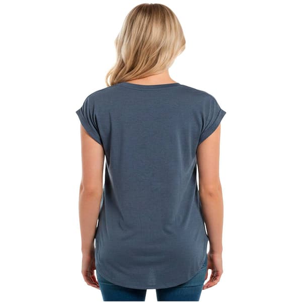 Womens Tru Self Dolman Sleeve Patriotic Sunflower Graphic Tee