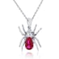 Gemstone Classics&#40;tm&#41; Sterling Silver Spider Pendant Necklace - image 1