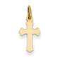 Gold Classics&#40;tm&#41; Yellow Gold Mini Polished Cross Charm - image 1