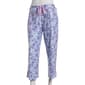 Petite Jessica Simpson Wide Rib Floral Paisley Capri Pajama Pants - image 1