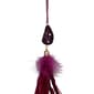 Northlight 9in. Plum Red Feather Pendant Christmas Ornament - image 4