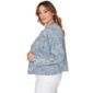 Plus Size Skye’s the Limit Fresh Start Embroidered Denim Jacket - image 4