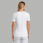 Womens Cuddl Duds&#174; Softwear with Lace Short Sleeve V-Neck Tee - image 2