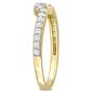 Gemstones Classics&#8482; 10kt. Gold Lab Created White Sapphire Ring - image 2