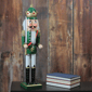 Northlight 24in. Green & Gold Christmas Nutcracker King - image 2