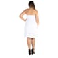 Plus Size 24/7 Comfort Apparel Empire Waist Strapless Mini Dress - image 2
