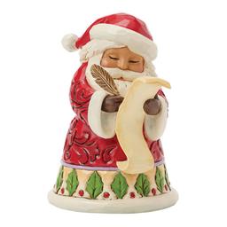 Jim Shore Santa With List Mini Christmas Figurine