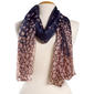 Womens Renshun Polka Dot Satin Chiffon Oblong Scarf - image 1
