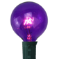 Northlight 25ct. G50 Purple Replacement Christmas Bulbs - image 2