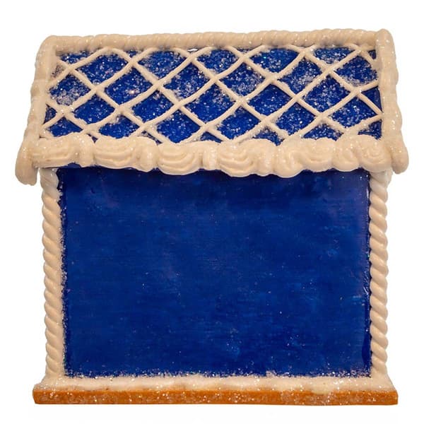 Kurt Adler 4in. Clay Dough Hanukkah LED House Table Piece